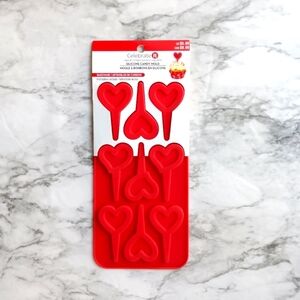 Celebrate It Red Heart Silicone Candy Mold